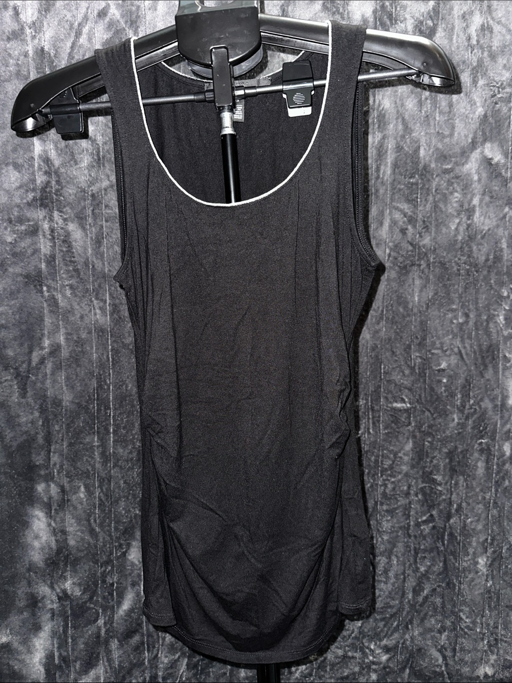 White House Black Market Black Scoop Neck Tank Top